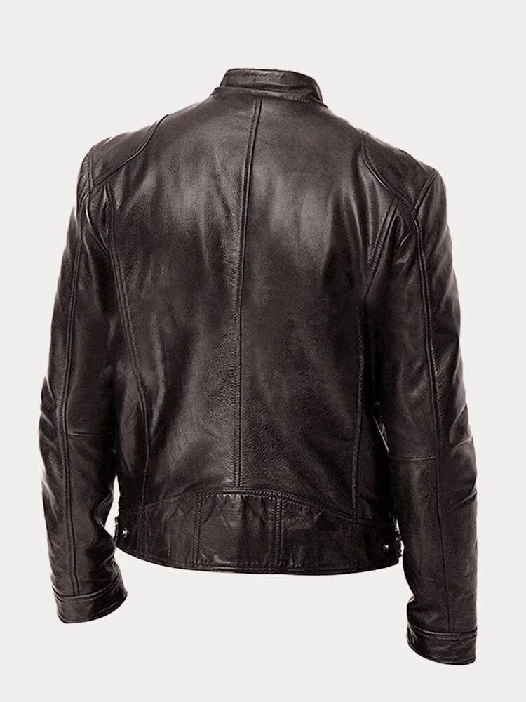 Drune | Lässige Lederjacke: Zeitloser Stil Und Komfort