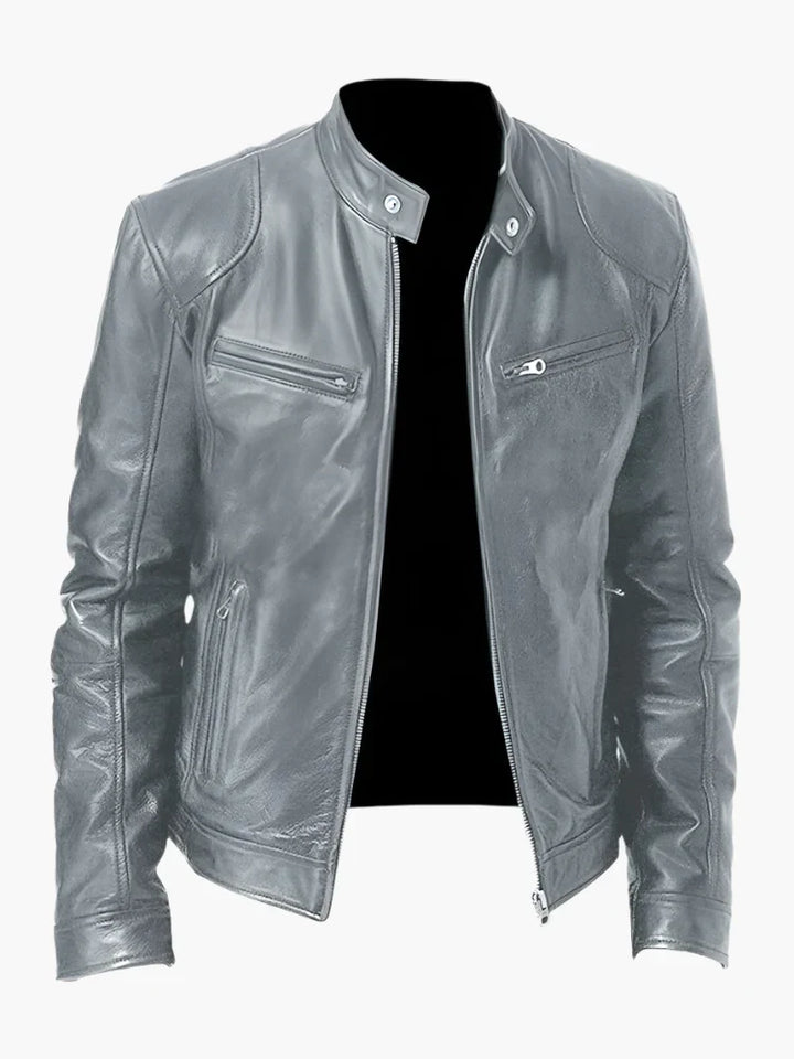 Drune | Kunstlederjacke im Biker-Stil - Zeitloses Design für Alltag und Freizeit