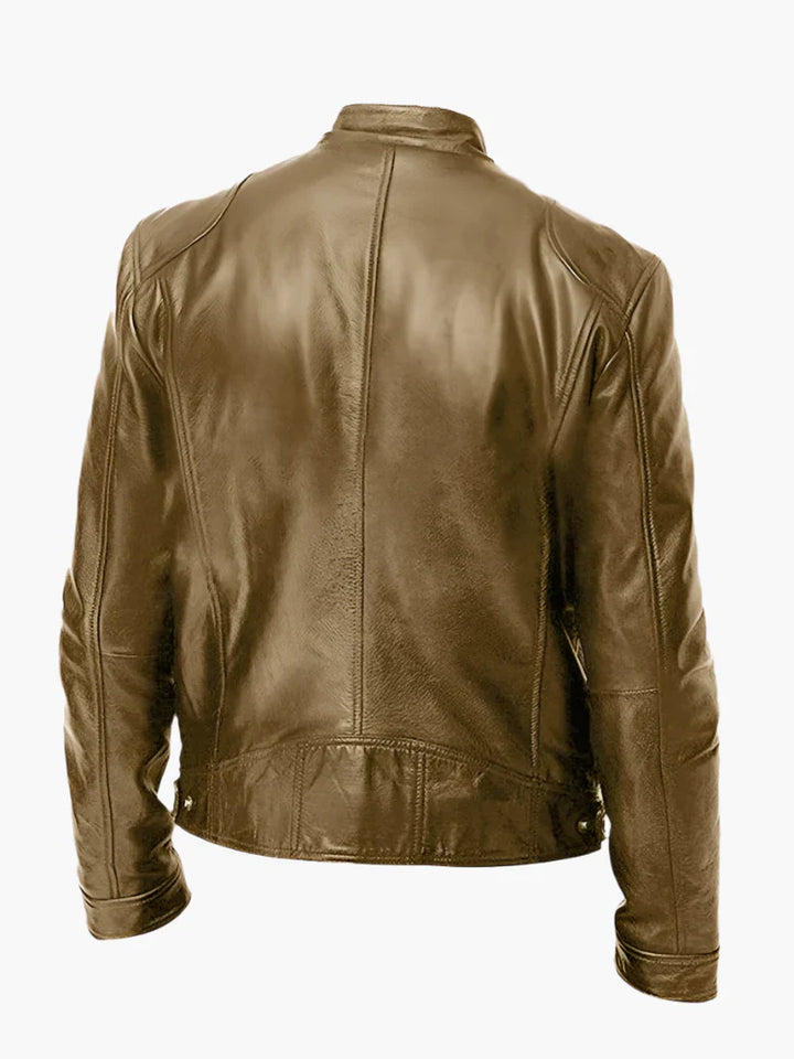 Drune | Kunstlederjacke im Biker-Stil - Zeitloses Design für Alltag und Freizeit