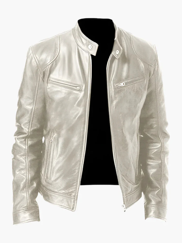 Drune | Kunstlederjacke im Biker-Stil - Zeitloses Design für Alltag und Freizeit