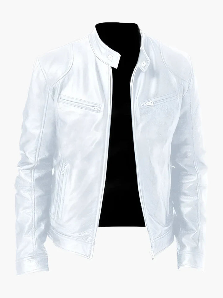Drune | Kunstlederjacke im Biker-Stil - Zeitloses Design für Alltag und Freizeit