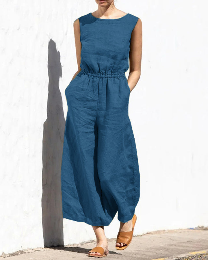 Drune | Klassischer Baumwoll Jumpsuit