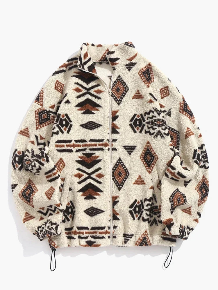 Drune | Pullover mit Ethnischem Druck