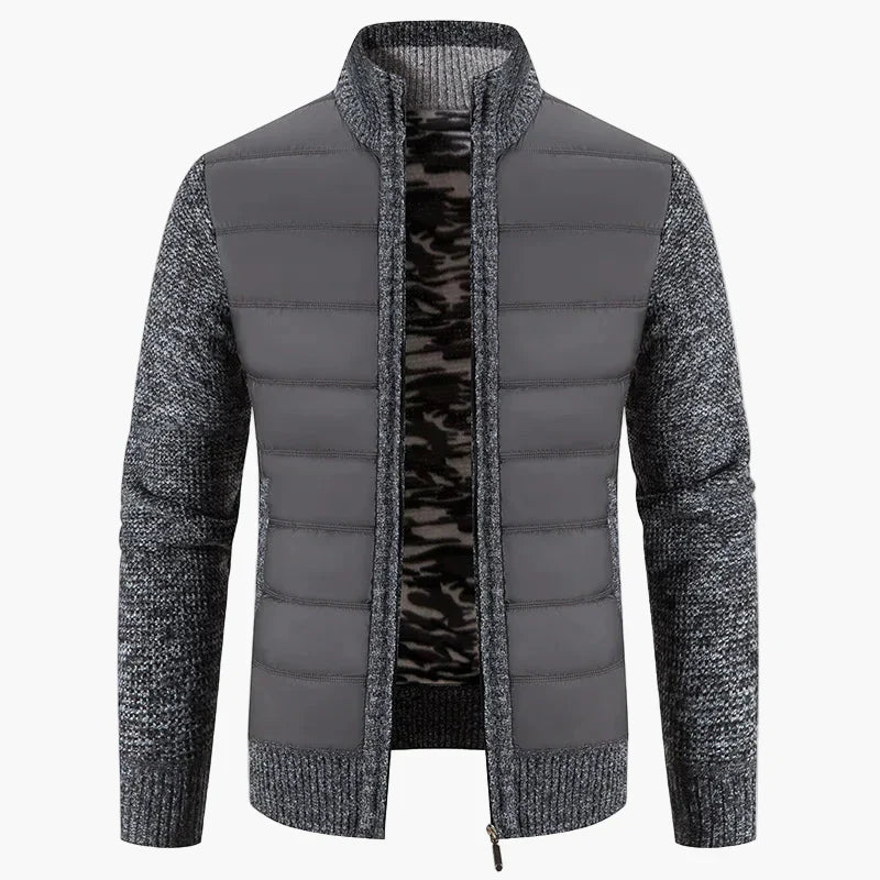 Drune | Stepp-Strickjacke mit Reißverschluss - Lässiger Urban Style für Alltag und Freizeit