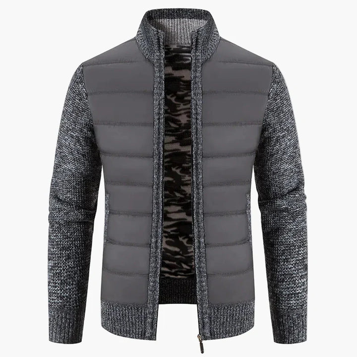 Drune | Stepp-Strickjacke mit Reißverschluss - Lässiger Urban Style für Alltag und Freizeit