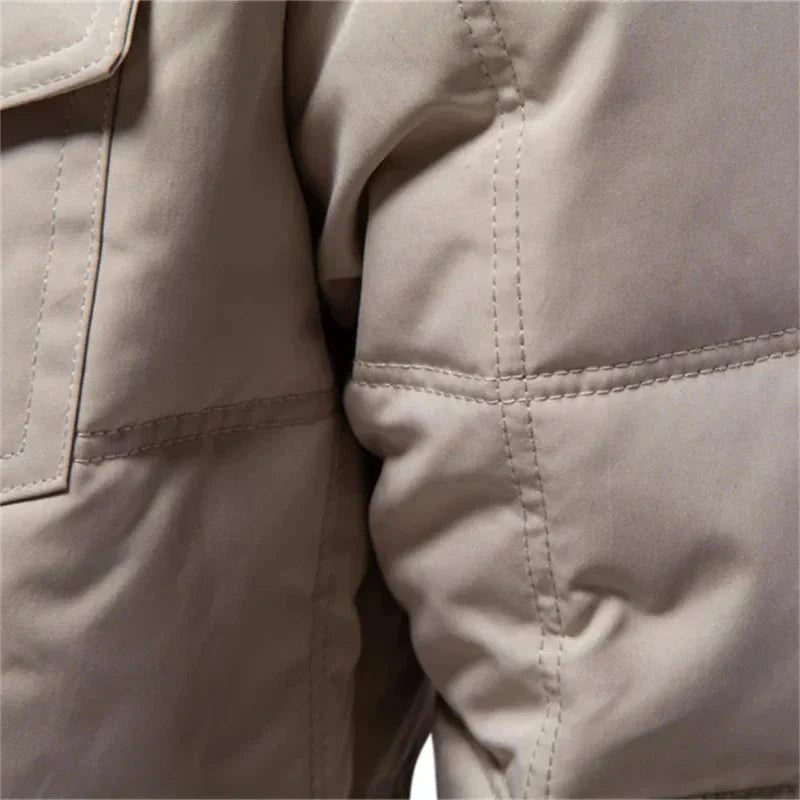 Drune | Moderne Gepolsterte Jacke mit Fronttaschen für Herren