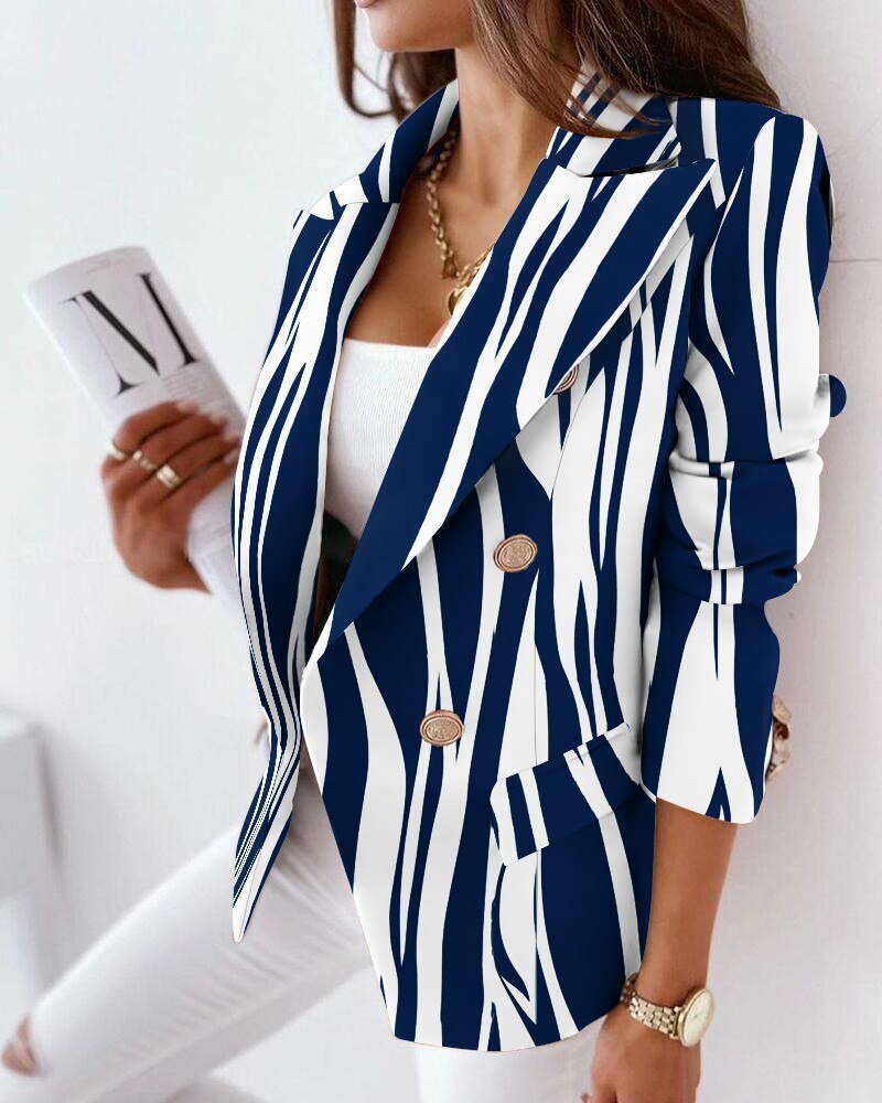 Drune | Blazer mit Schlangenprint für Damen