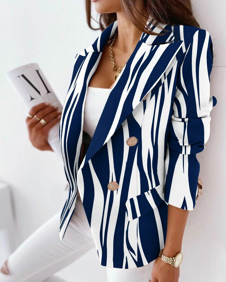 Drune | Blazer mit Schlangenprint für Damen