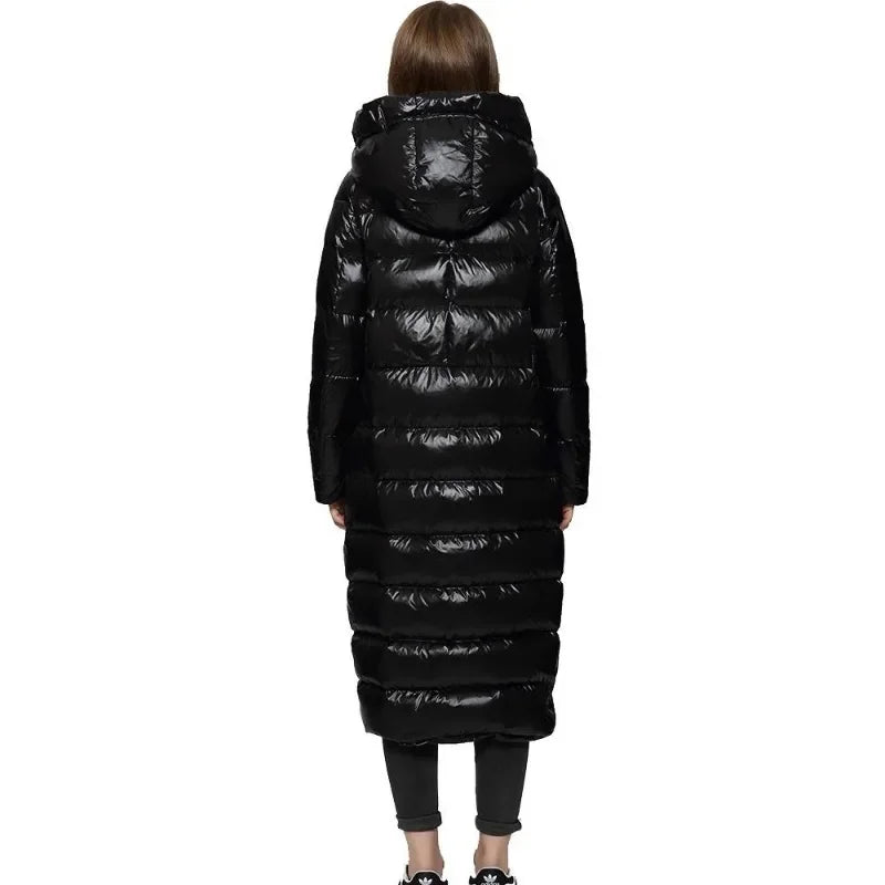 Drune | Elegante Lange Daunenjacke für Damen