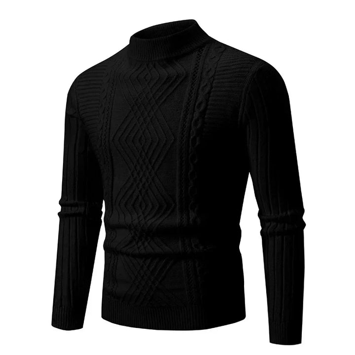 Drune | Klassischer Strickpullover mit Struktur Weich und Warm Perfekt Für Alltag und Fest