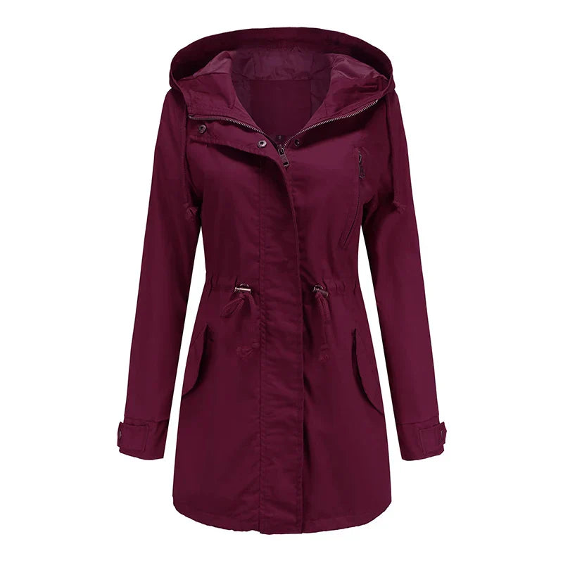 Drune | Baumwoll Trenchcoat Mit Kapuze