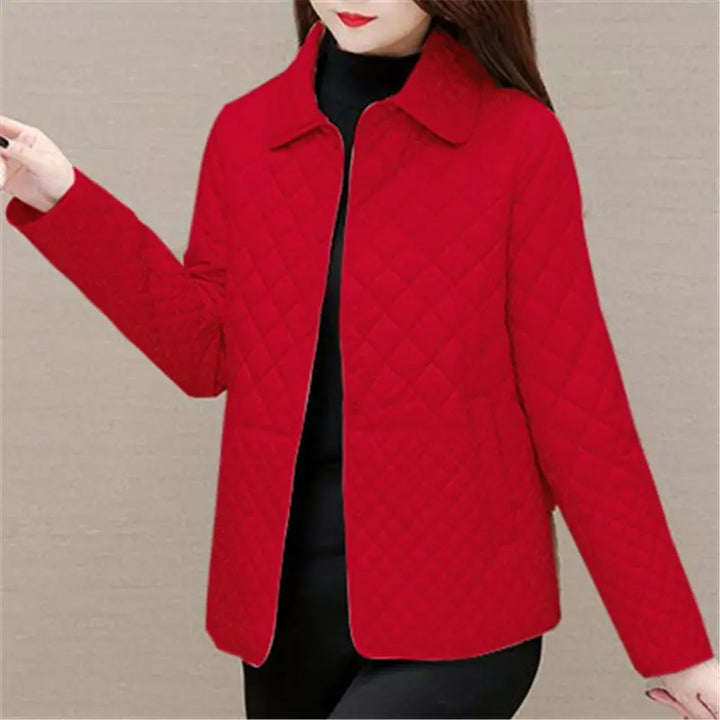 Drune | Damen Steppjacke Mit Karomuster