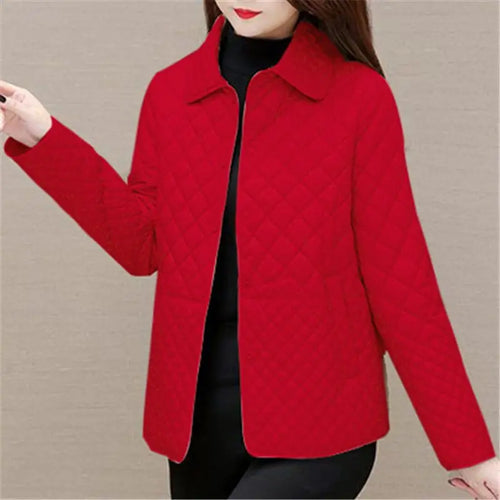 Drune | Damen Steppjacke Mit Karomuster