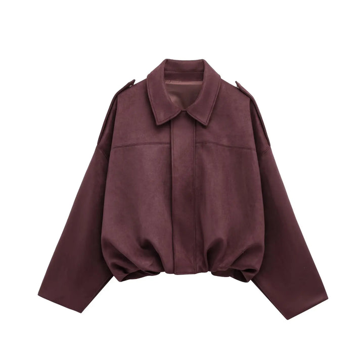Drune | Faux Suede Jacke