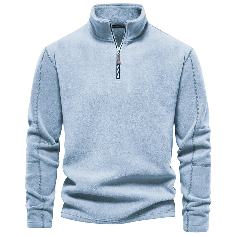 Drune | Weiches Fleece Sweatshirt mit Reißverschluss Warm und Komfortabel Ideal Für Kaltes Wetter