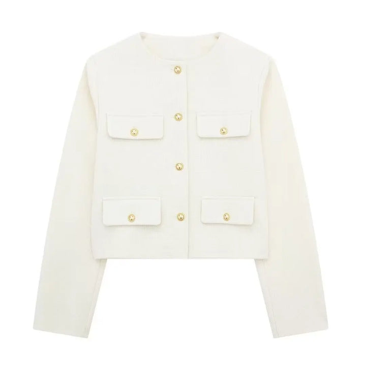 Drune - Trendy Geknöpfter Kurzblazer