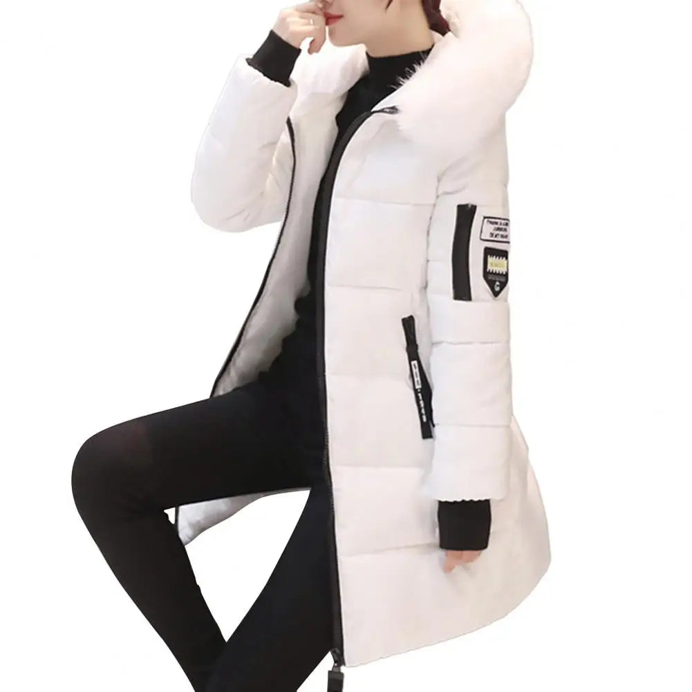 Drune | Winterjacke mit auffälligem Kragen und Applikationen