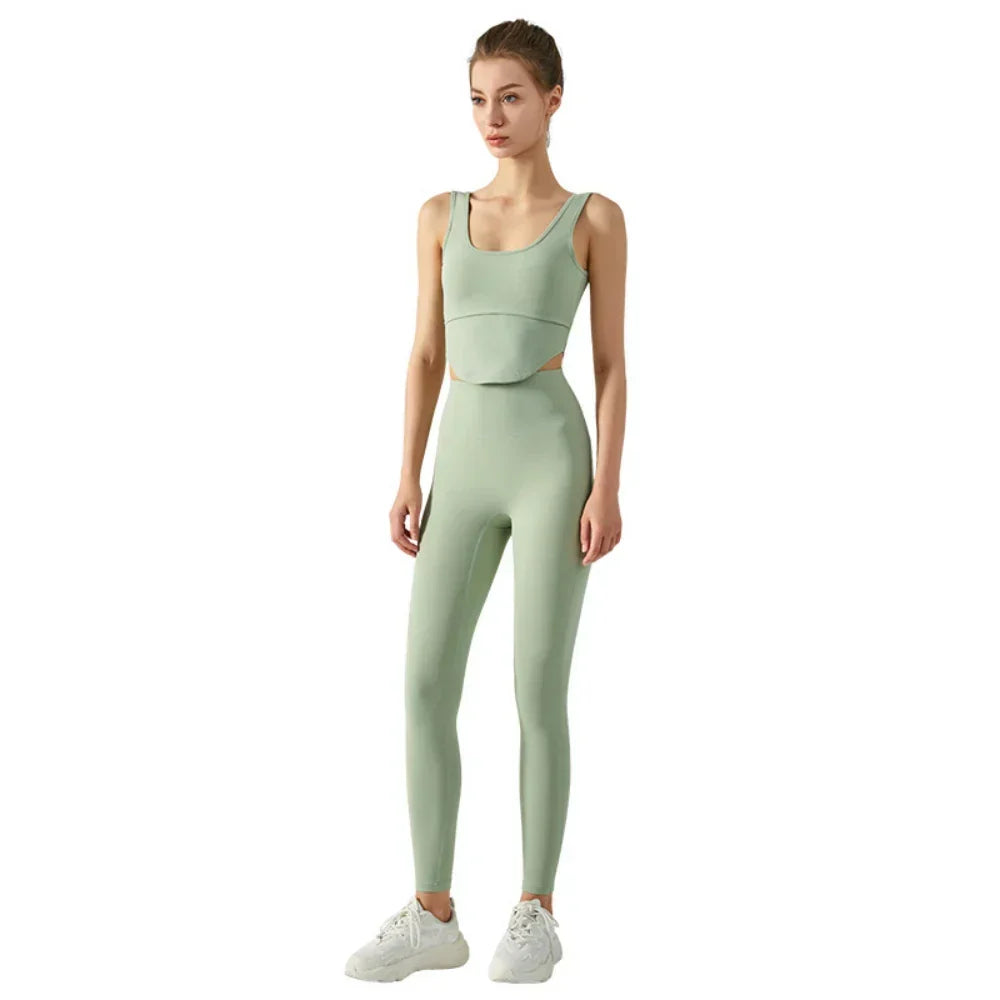 Drune | Emily Sportswear Naked Hochtaillierte Tight Yoga Hosen Doppelseitig Gebürstet Pfirsich Po-Hebende Lauf Sport Fitness Leggings