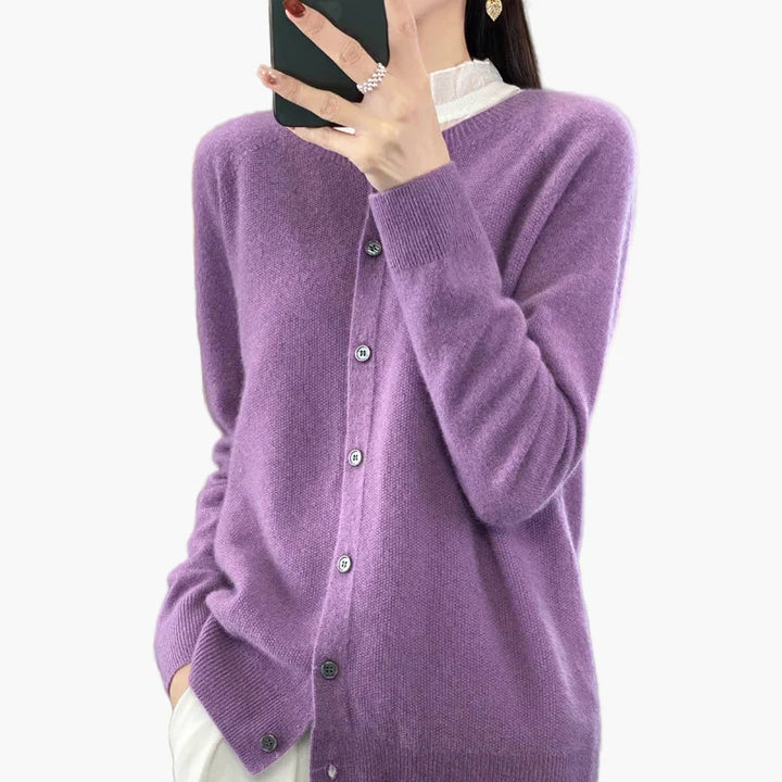 Drune | Klassische Strickjacke Cardigan - Eleganter Alltags-Style für Büro & Freizeit