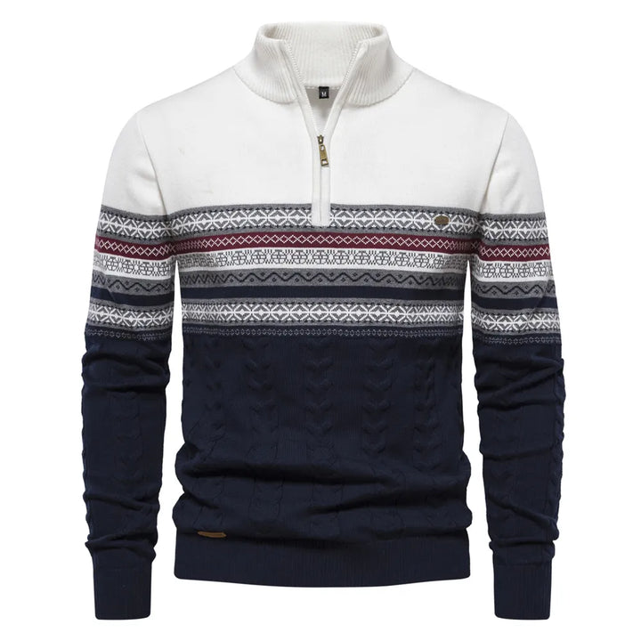 Drune - Pullover mit Retro-Muster