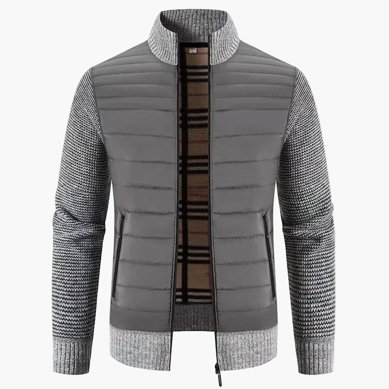 Drune | Strickjacke im koreanischen Stil - Modische Slim Fit Übergangsjacke für Freizeit & Alltag
