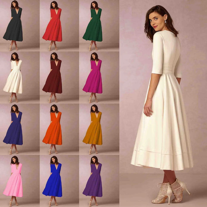 Drune | Elegante Lange Damenkleid