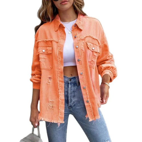 Drune | Lässige Übergröße Jeansjacke