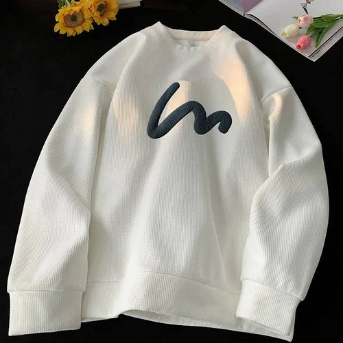 Drune | Männer Wellenmuster Pullover