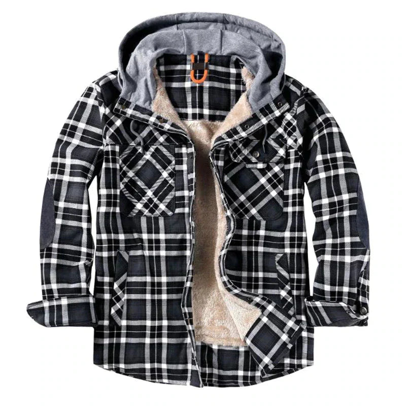 Drune | Karierte Herrenjacke