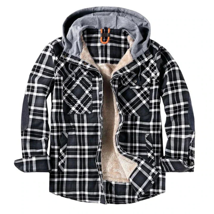 Drune | Karierte Herrenjacke