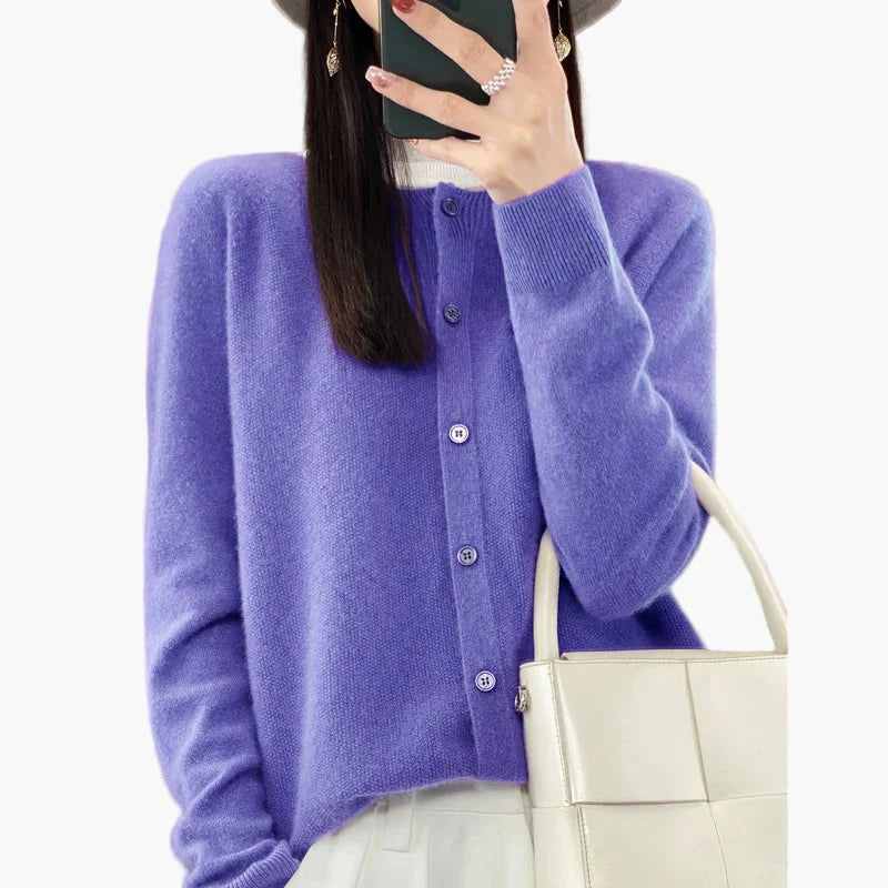 Drune | Klassische Strickjacke Cardigan - Eleganter Alltags-Style für Büro & Freizeit