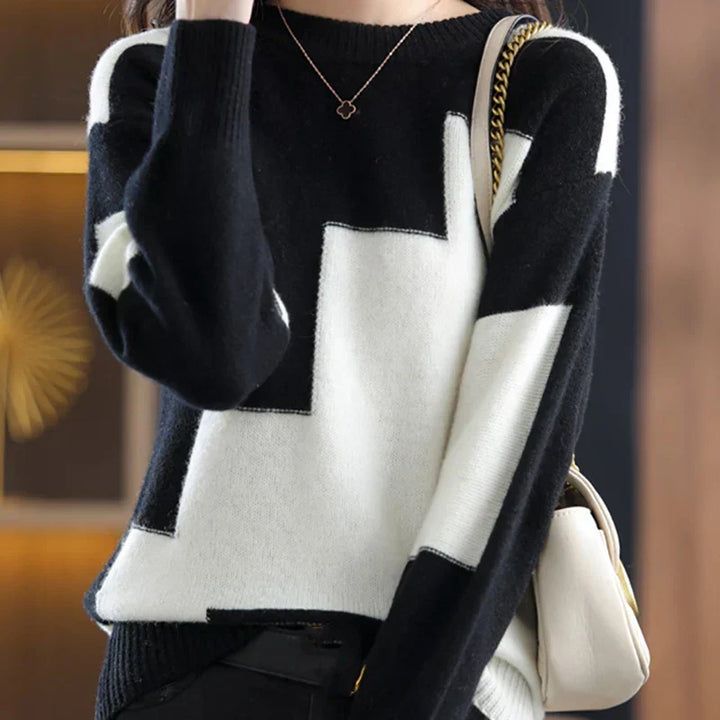 Lange Ärmel Damen Pullover