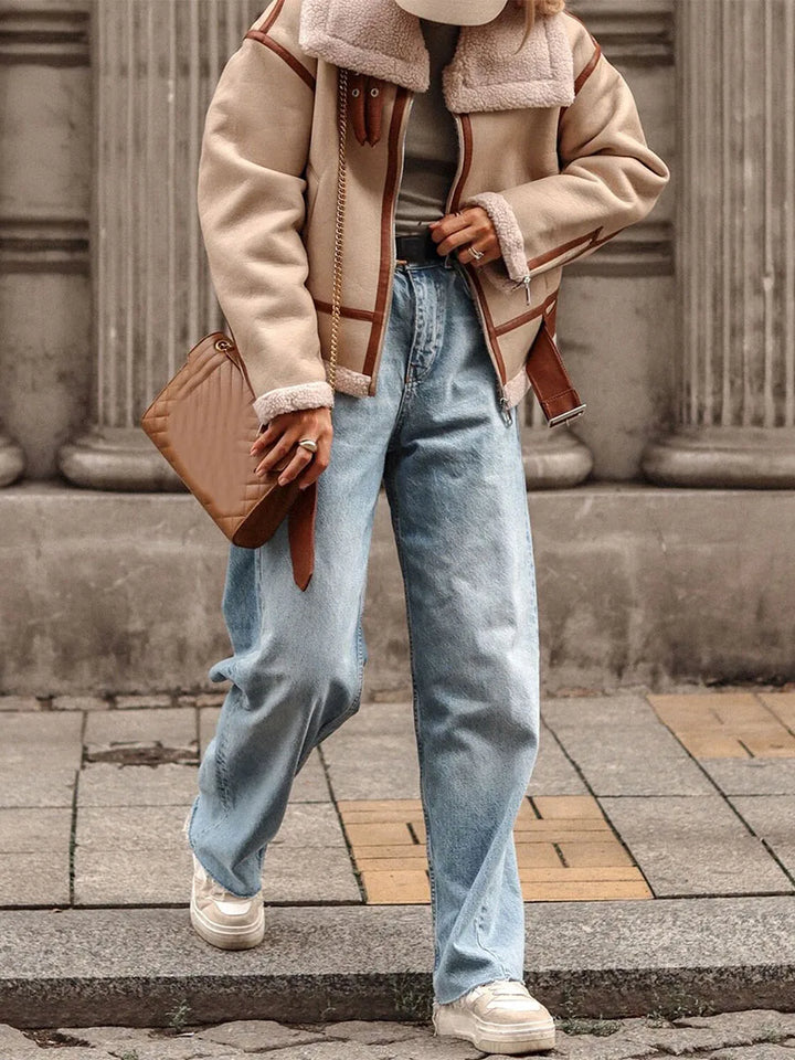 Drune | Kunstlederjacke Mit Edler Optik