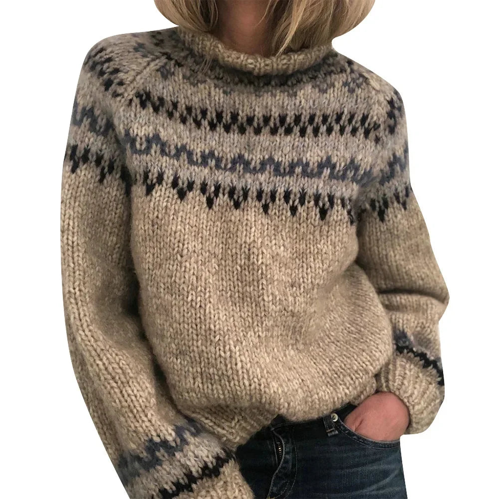 Drune | Rollkragenpullover warm gestrickt