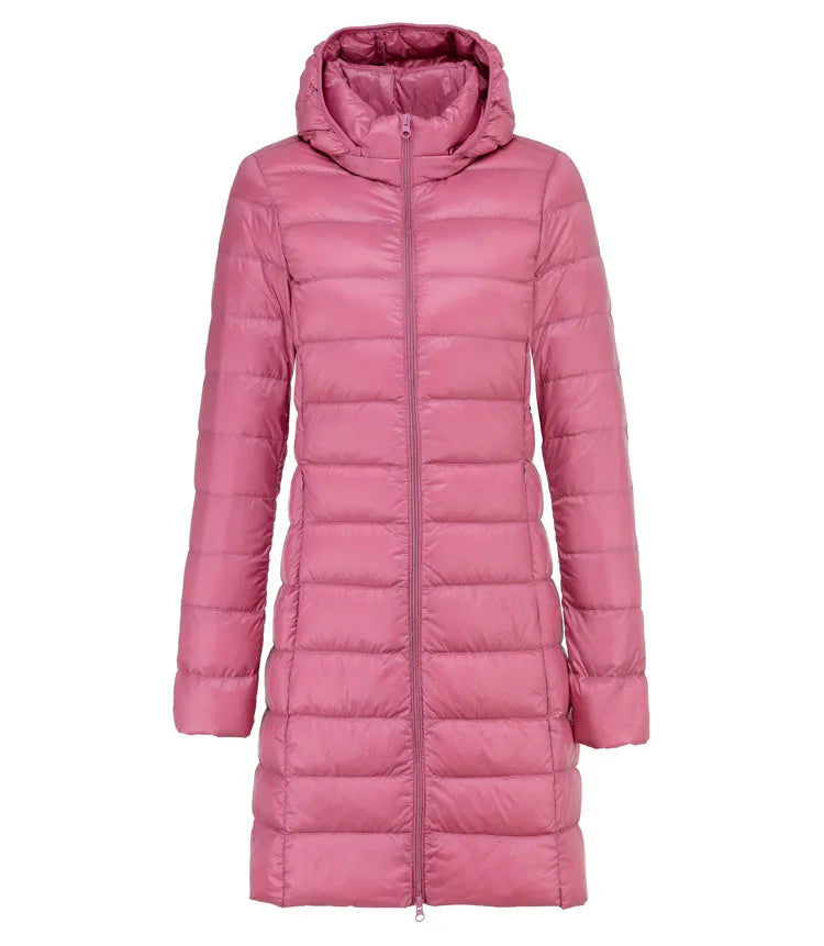 Drune | Lange Daunenjacke