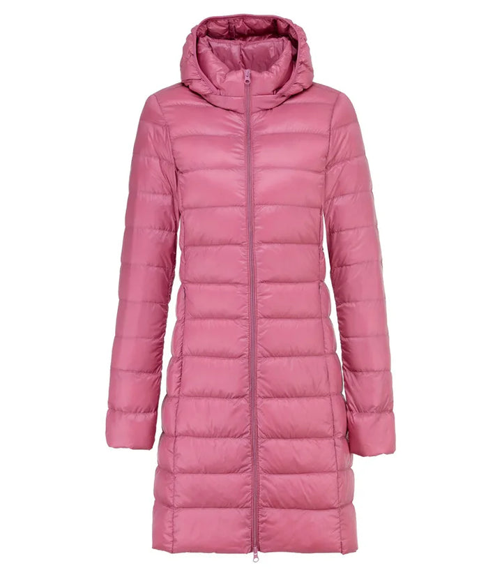 Drune | Lange Daunenjacke