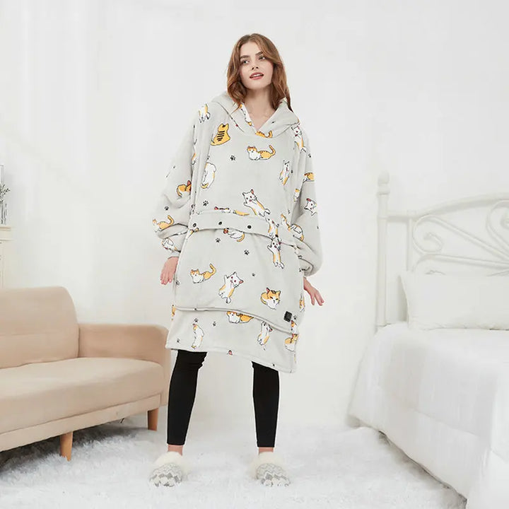 Drune | Bequemer Heizwolle Hoodie für Herren