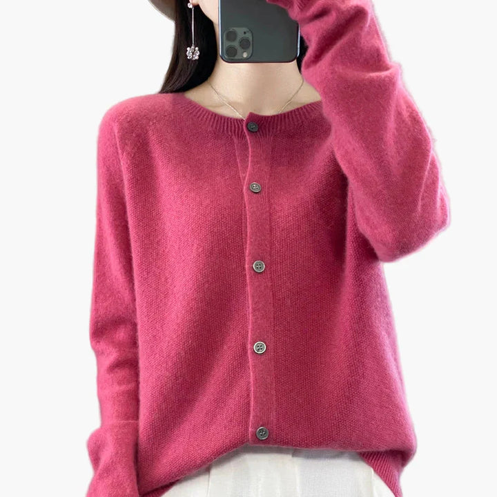 Drune | Klassische Strickjacke Cardigan - Eleganter Alltags-Style für Büro & Freizeit
