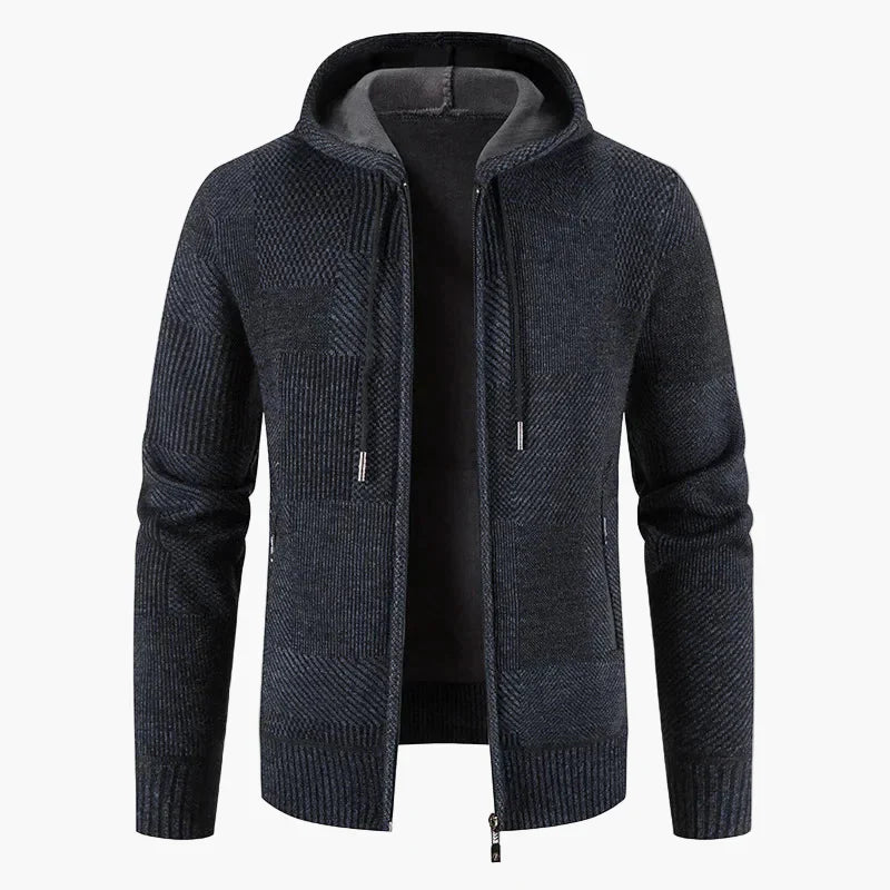 Drune | Strickjacke mit Kapuze - Modische Winterjacke für Alltag und Freizeit
