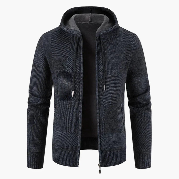Drune | Strickjacke mit Kapuze - Modische Winterjacke für Alltag und Freizeit