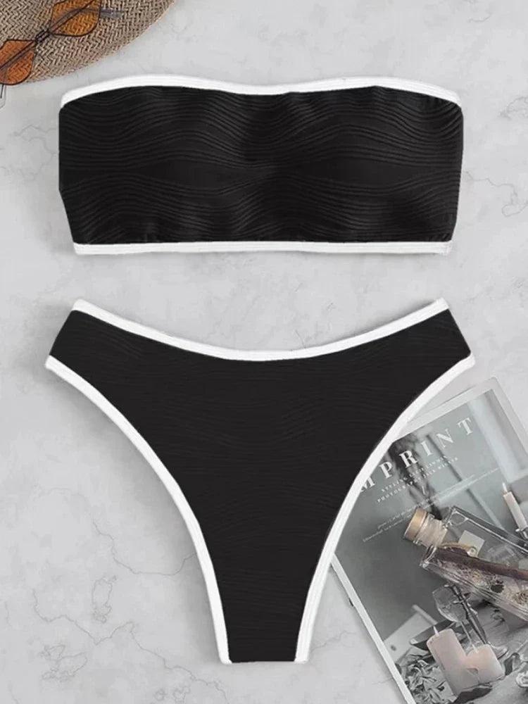 Drune Bandeau-Bikini-Set