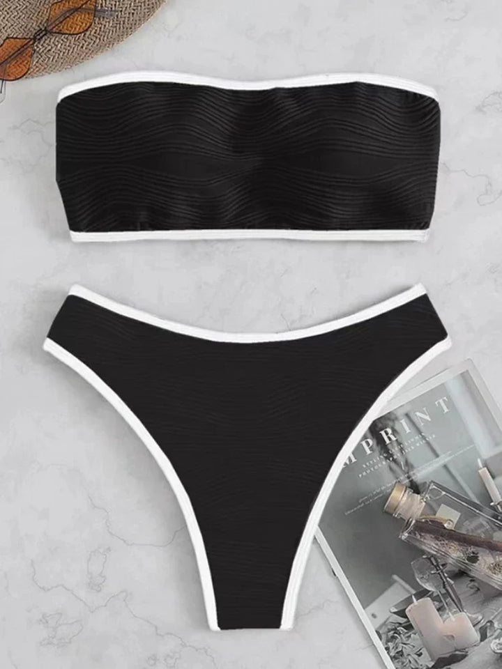 Drune Bandeau-Bikini-Set