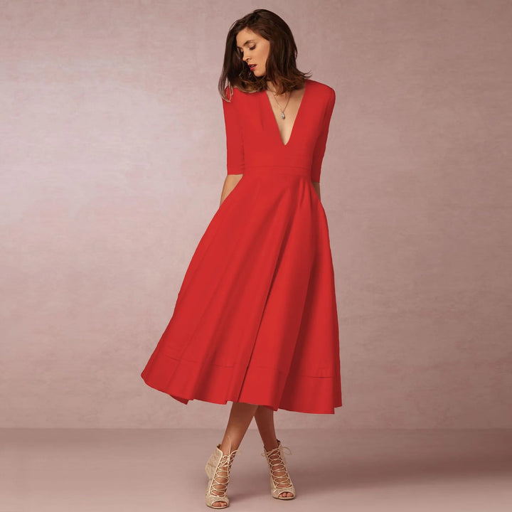 Drune | Elegante Lange Damenkleid