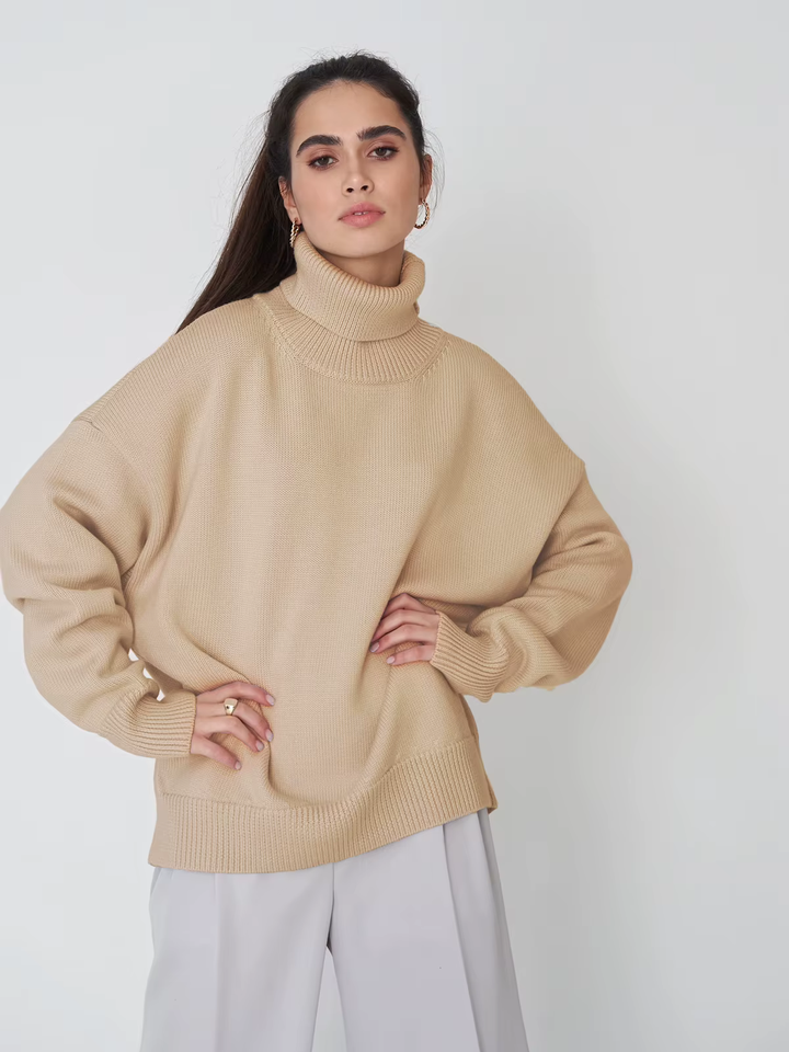 Drune | Kuscheliger Oversize-Pullover mit Rollkragen