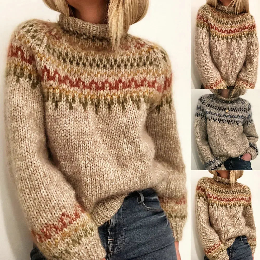 Drune | Rollkragenpullover warm gestrickt
