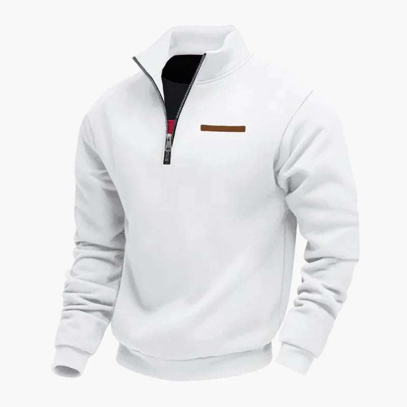 Drune | Halbzip Sweatshirt Freizeitpullover mit Stehkragen - Perfekt für Reisen und Alltag