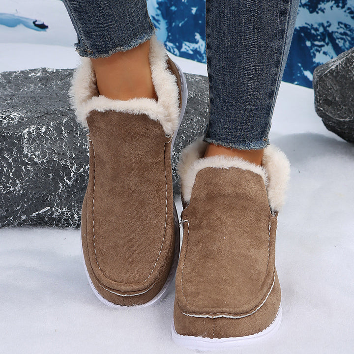 Drune | Flache Schneestiefel Für Stilvollen Winterkomfort Für Frauen
