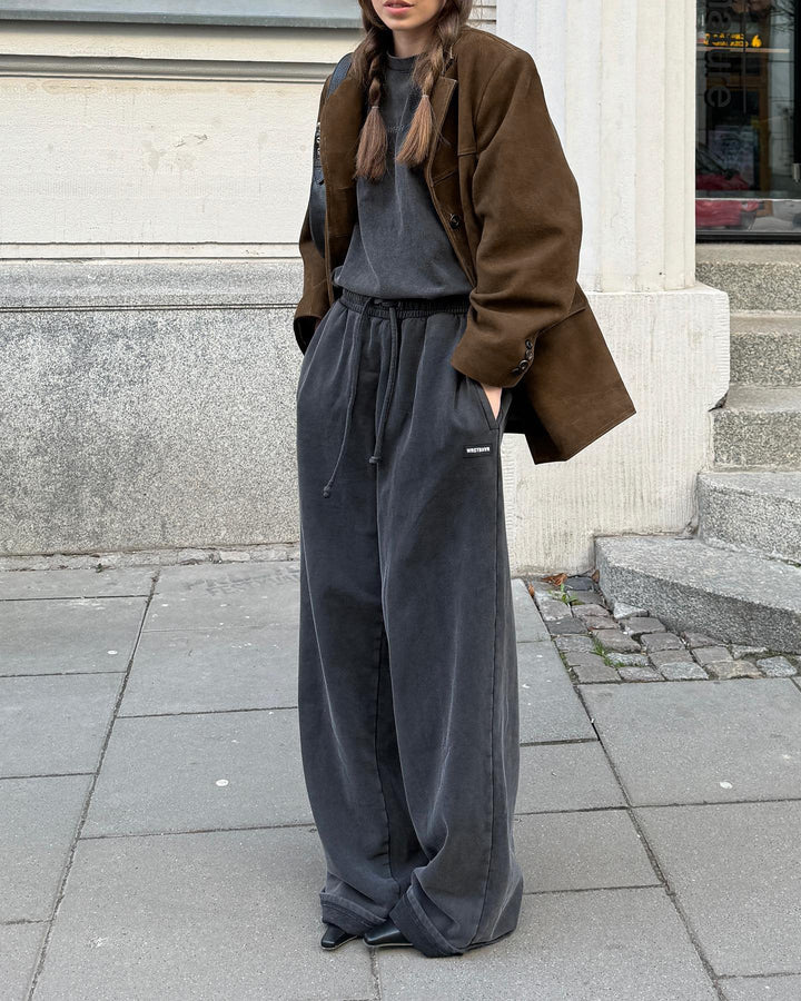 Drune | Lässige Wildlederjacke mit retro Samt-Revers