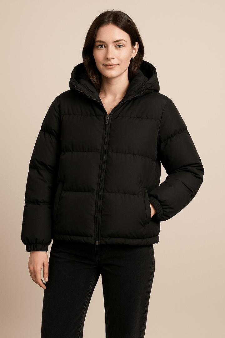Drune | Elegante übergroße Winterjacke mit Kapuze