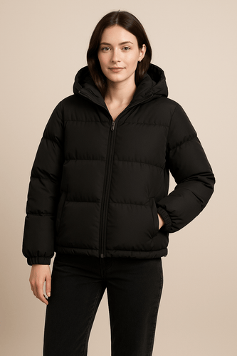 Drune | Elegante übergroße Winterjacke mit Kapuze